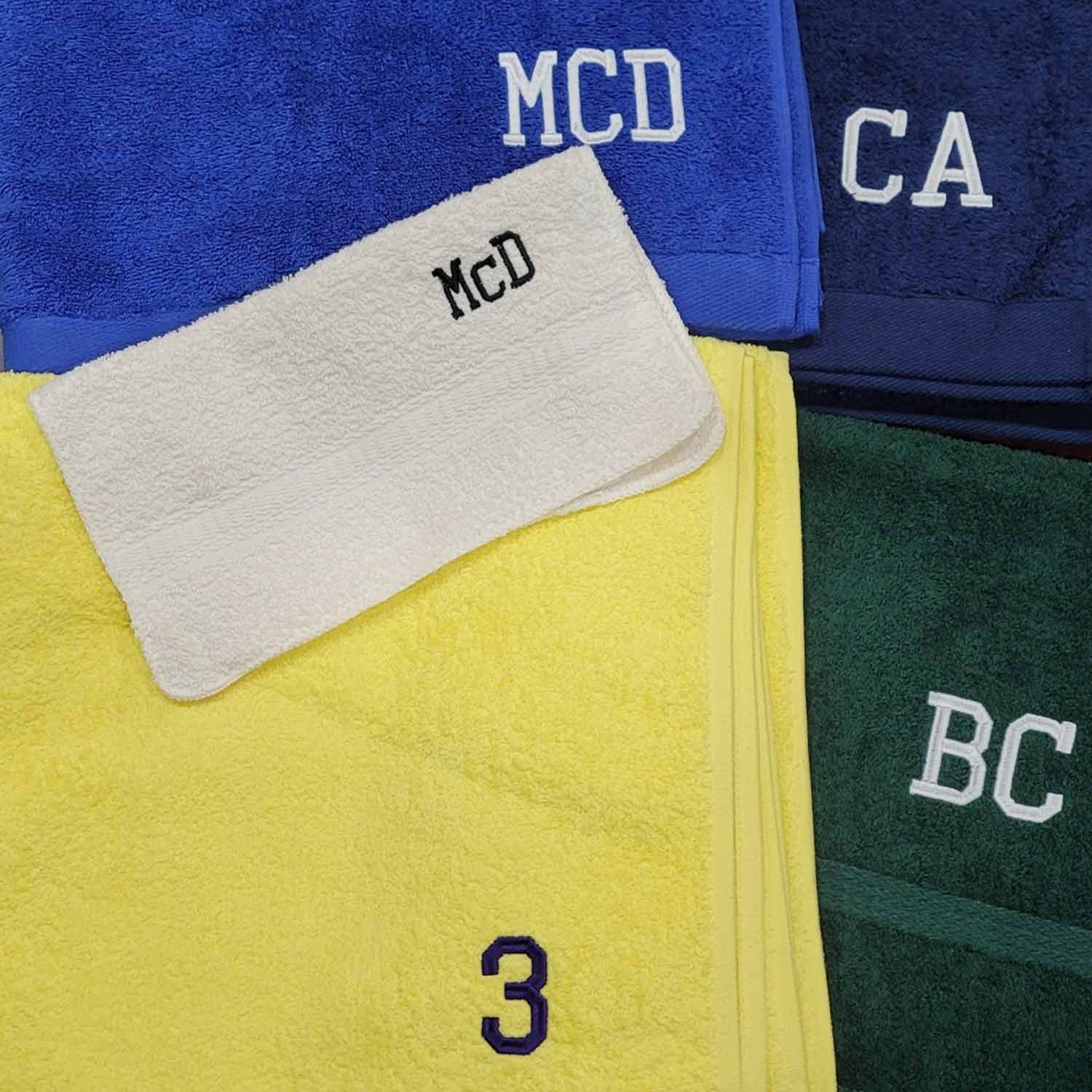 32x66 Premium Beach Towels Custom Embroidery Towels