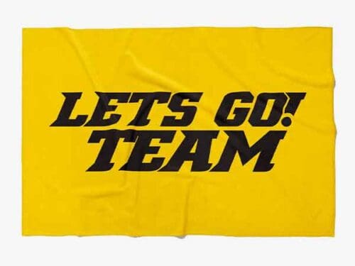 4 Lets Go Team Rally Towel