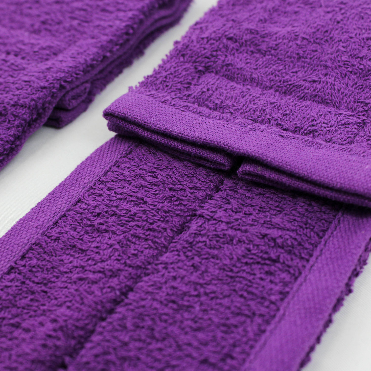 Purple Football Quarterback Towel 4x12
