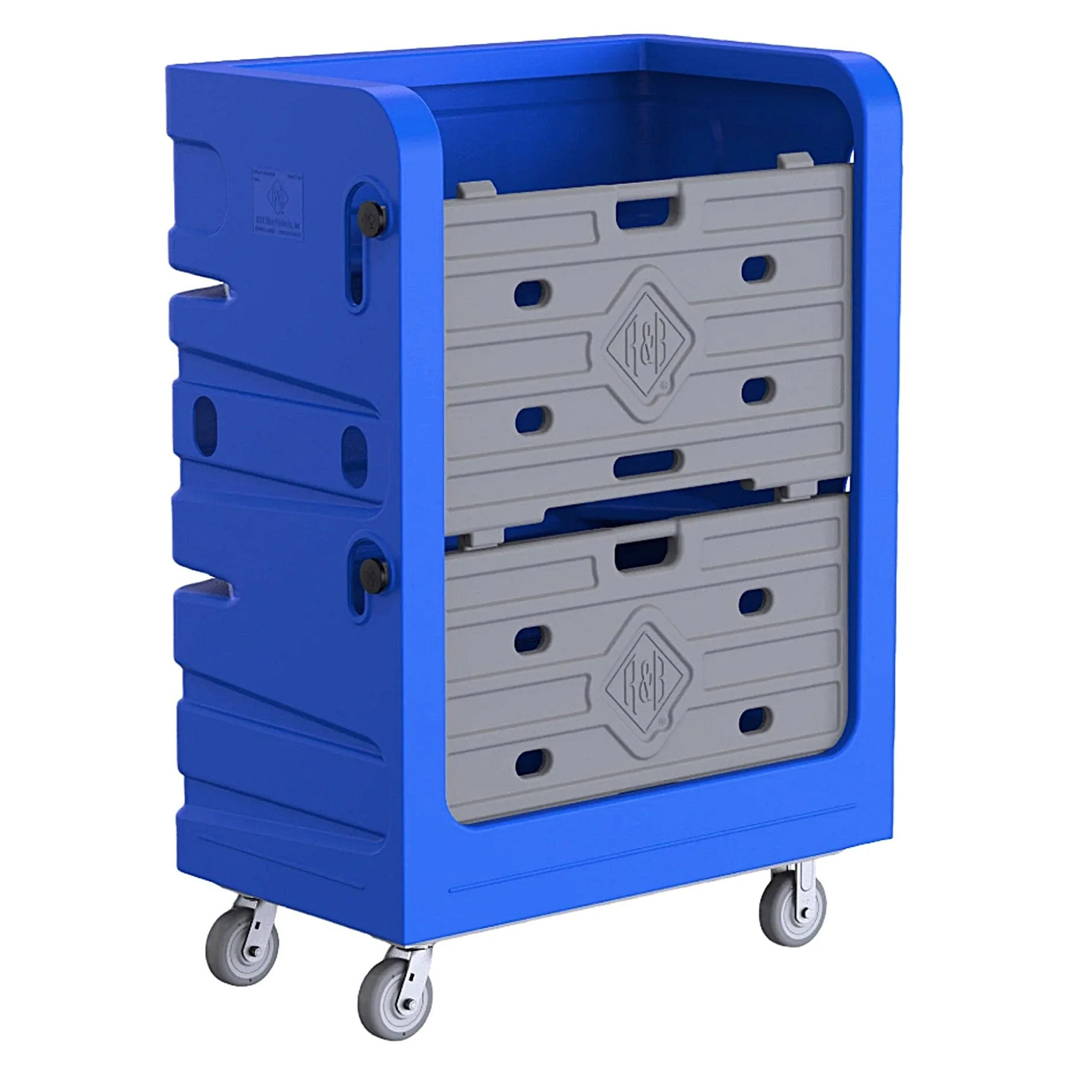 749b Ps Transport Laundry Truck Closed Blue