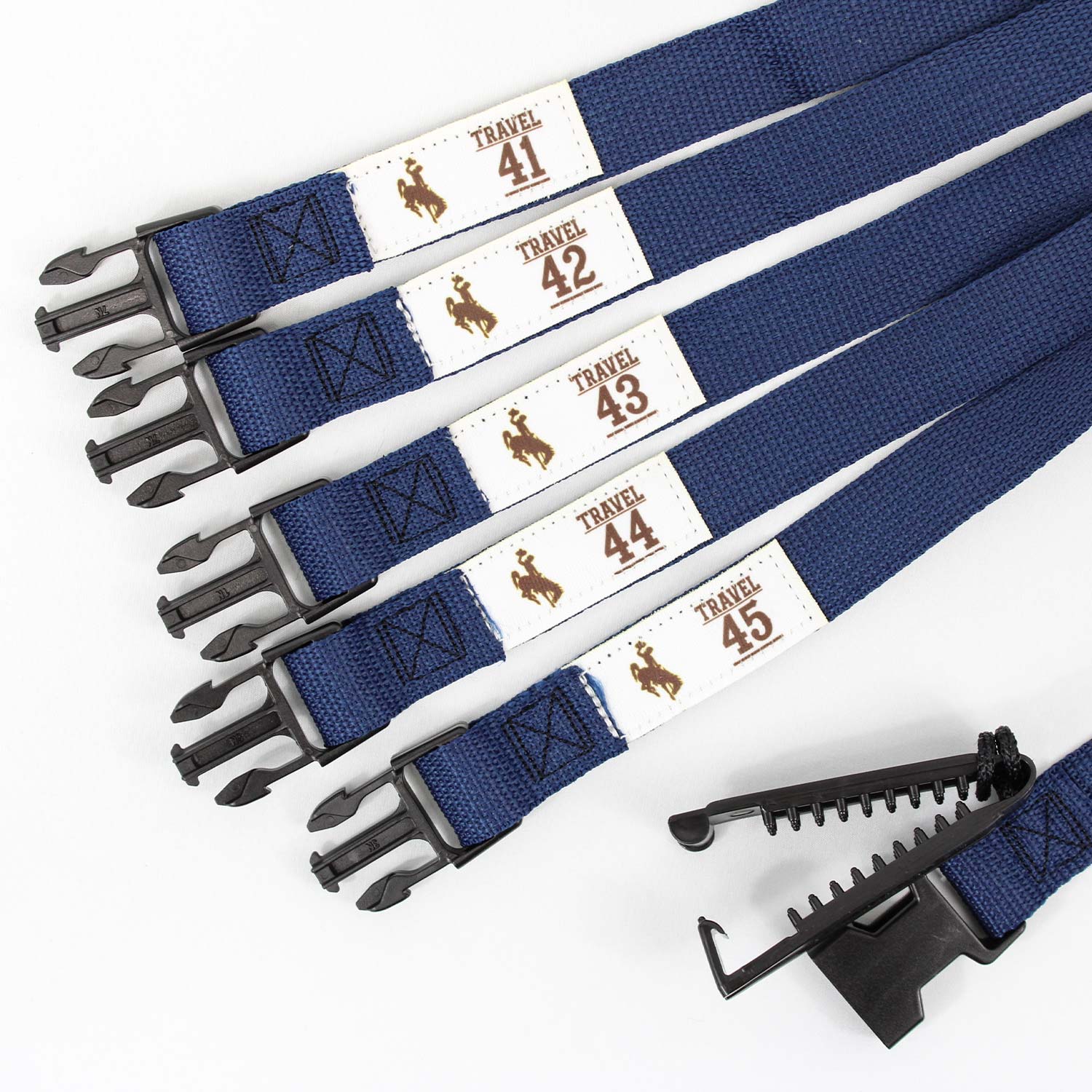 Custom Laundry Straps with Team Logo and Player Numbers