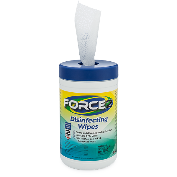 Force2 Disinfecting Cleaning Wipes
