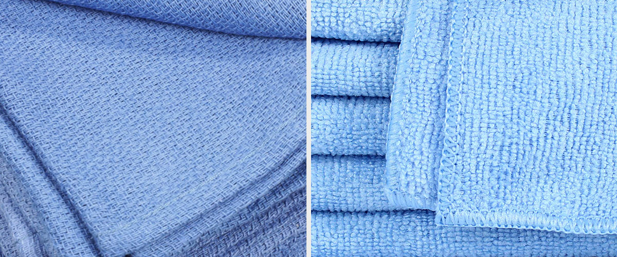 Huck Towel Vs Microfiber Towel