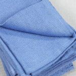 Blue Huck Surgical Towels, Blue Surgical Cleaning Rag, blue glass cleaning towels