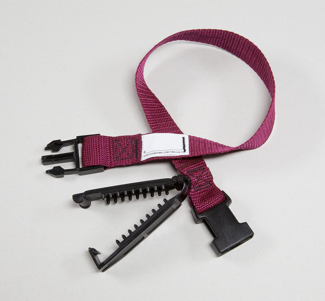 Laundry Straps, Loops with Sock Clip Texon Athletic Towel