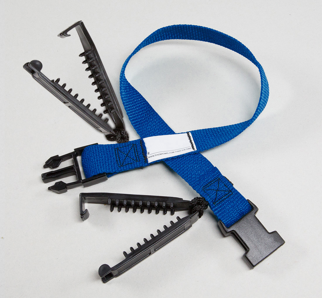 Laundry Loop, Straps with Double Sock Clips | Texon Athletic Towel