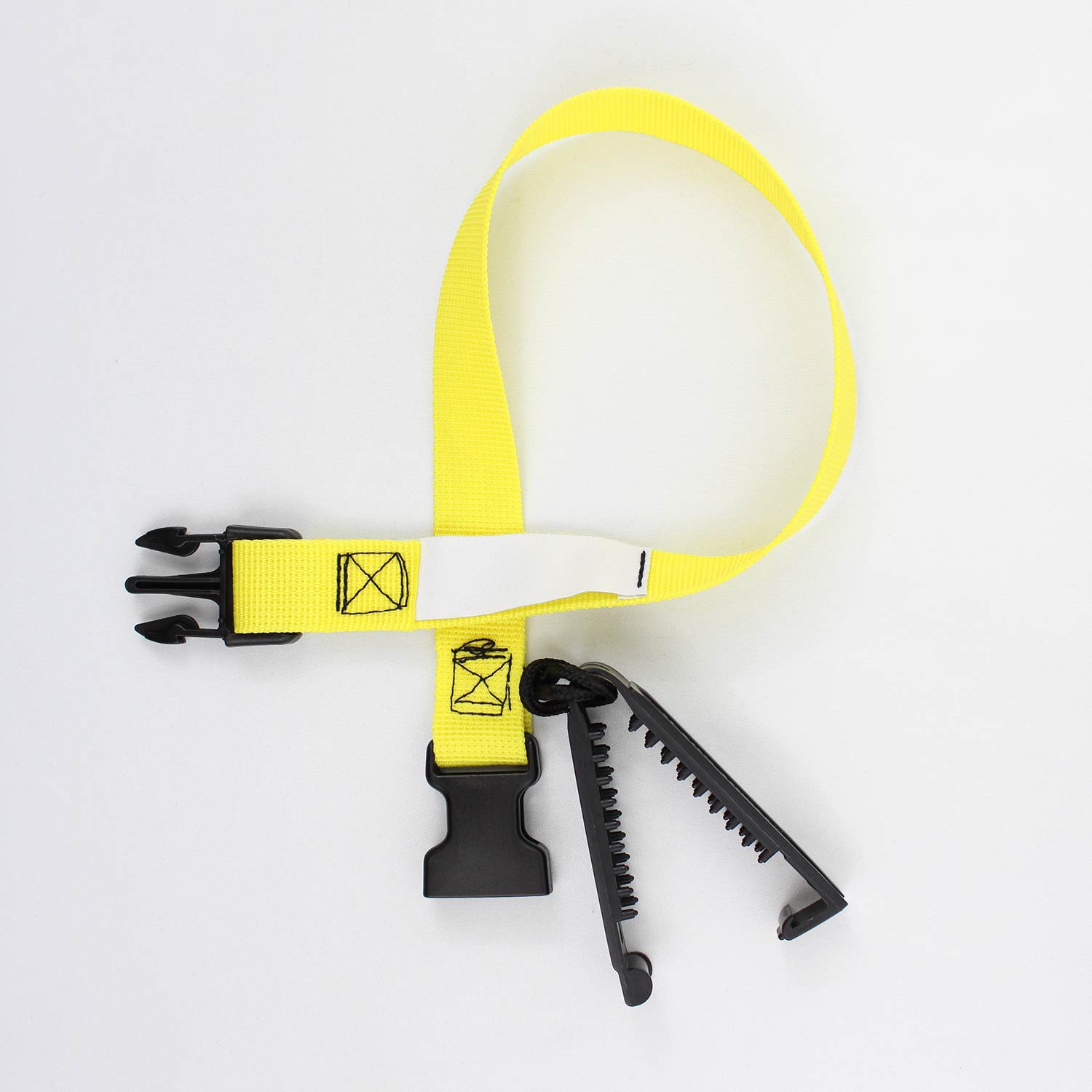Laundry Loops Straps with Single Clip - Yellow