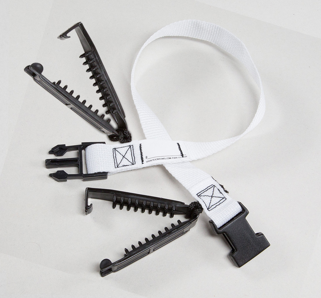 Laundry Loop, Straps with Double Sock Clips Texon Athletic Towel
