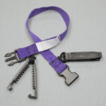 Laundry Straps Loops Double Clip Purple