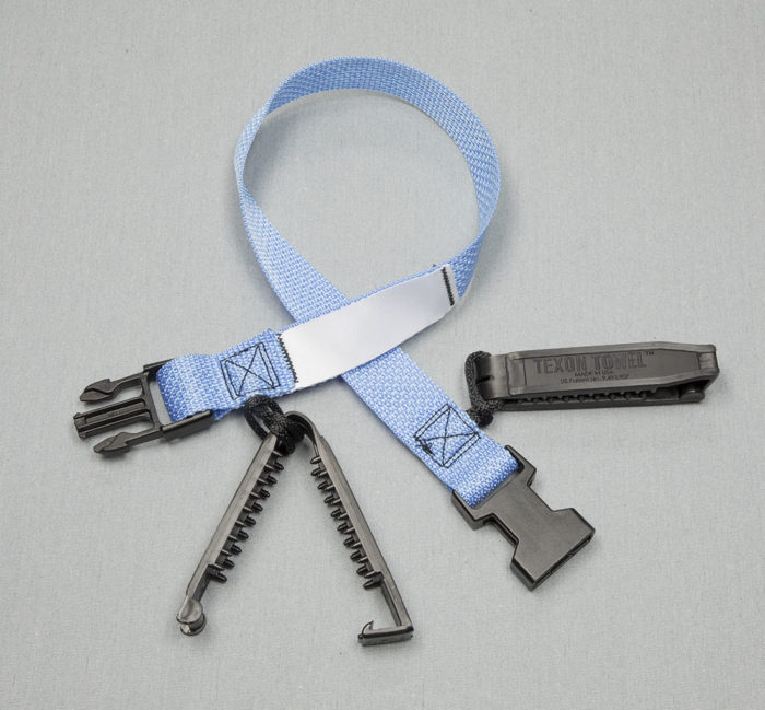 Sky Blue Laundry Loops Strap Double Clip Sky Blue