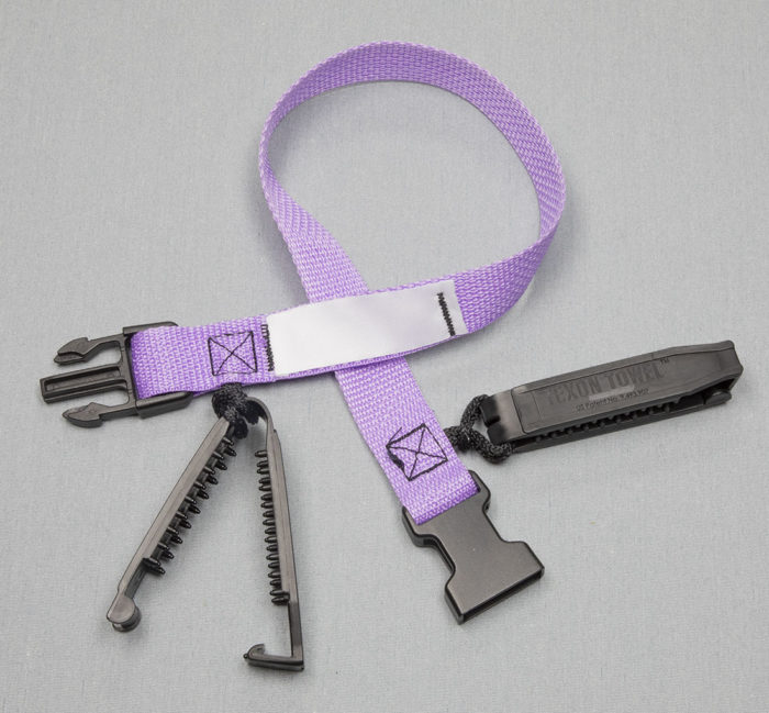 Laundry Straps Loops Double Clip Violet