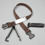 Laundry Straps Loops Double Clip Brown