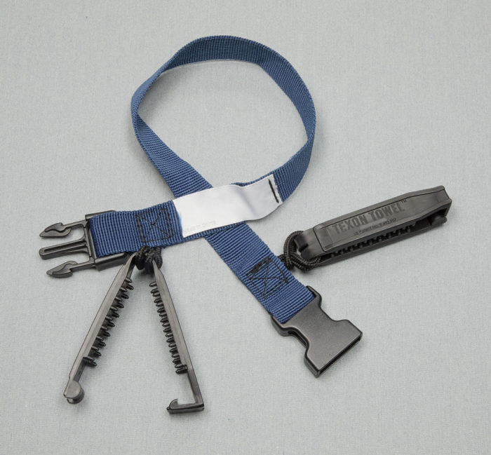 Laundry Straps Loops Double Clip Navy
