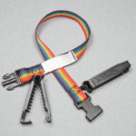 Laundry Straps Loops Double Clip Rainbow