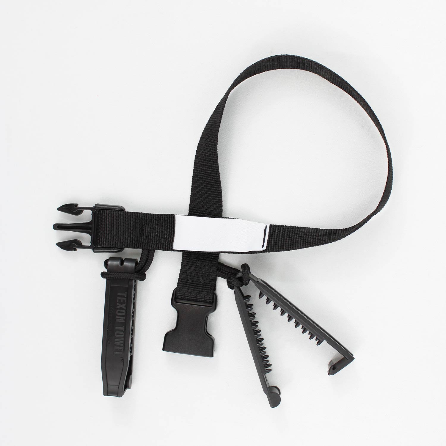 Laundry Loops Straps with Double Clip - Black
