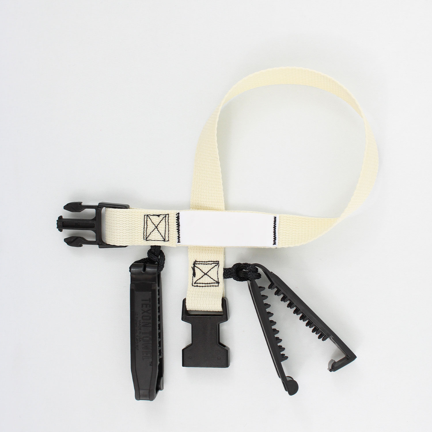 Laundry Loops Straps with Double Clip - Bone