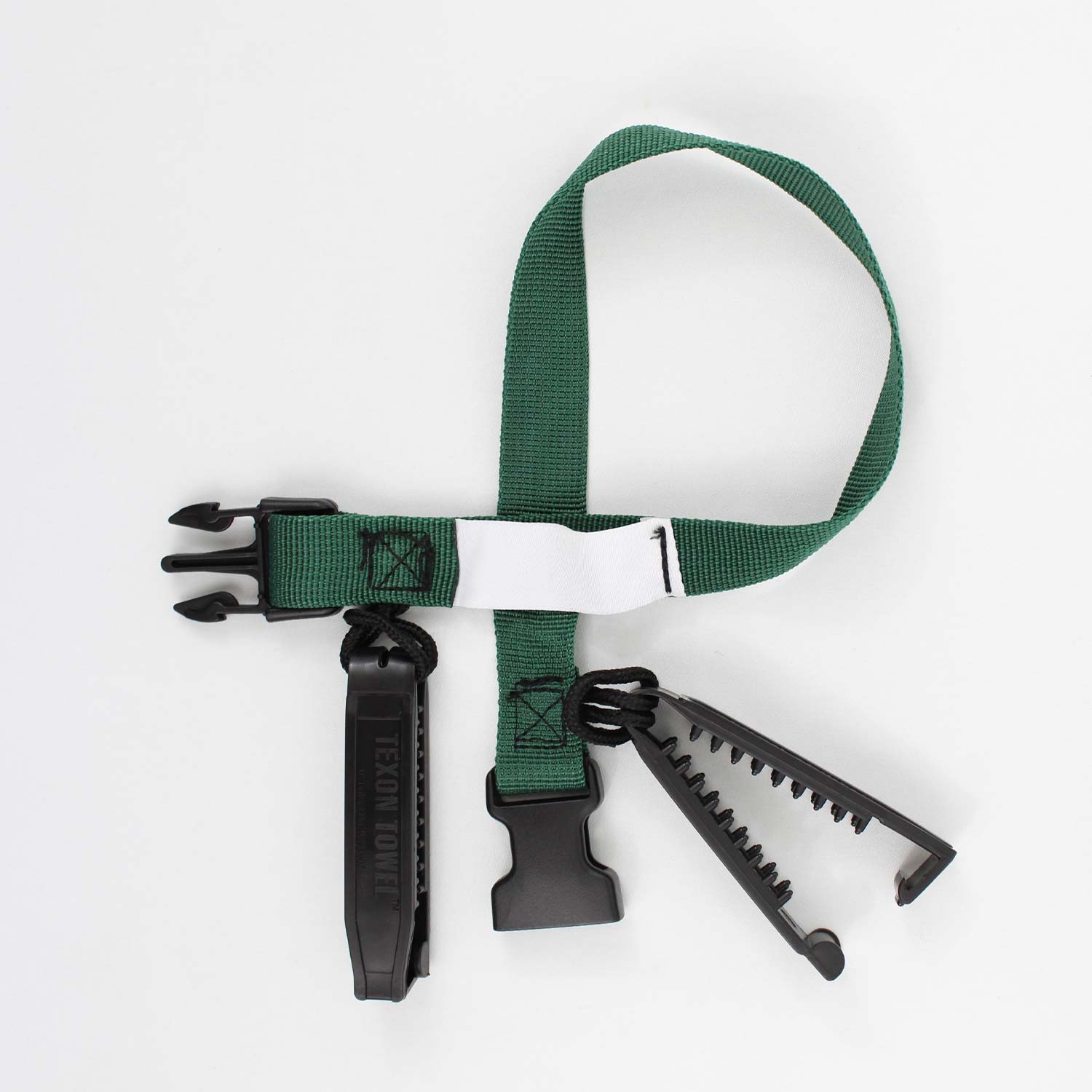 Laundry Loops Straps with Double Clip - Hunter Green