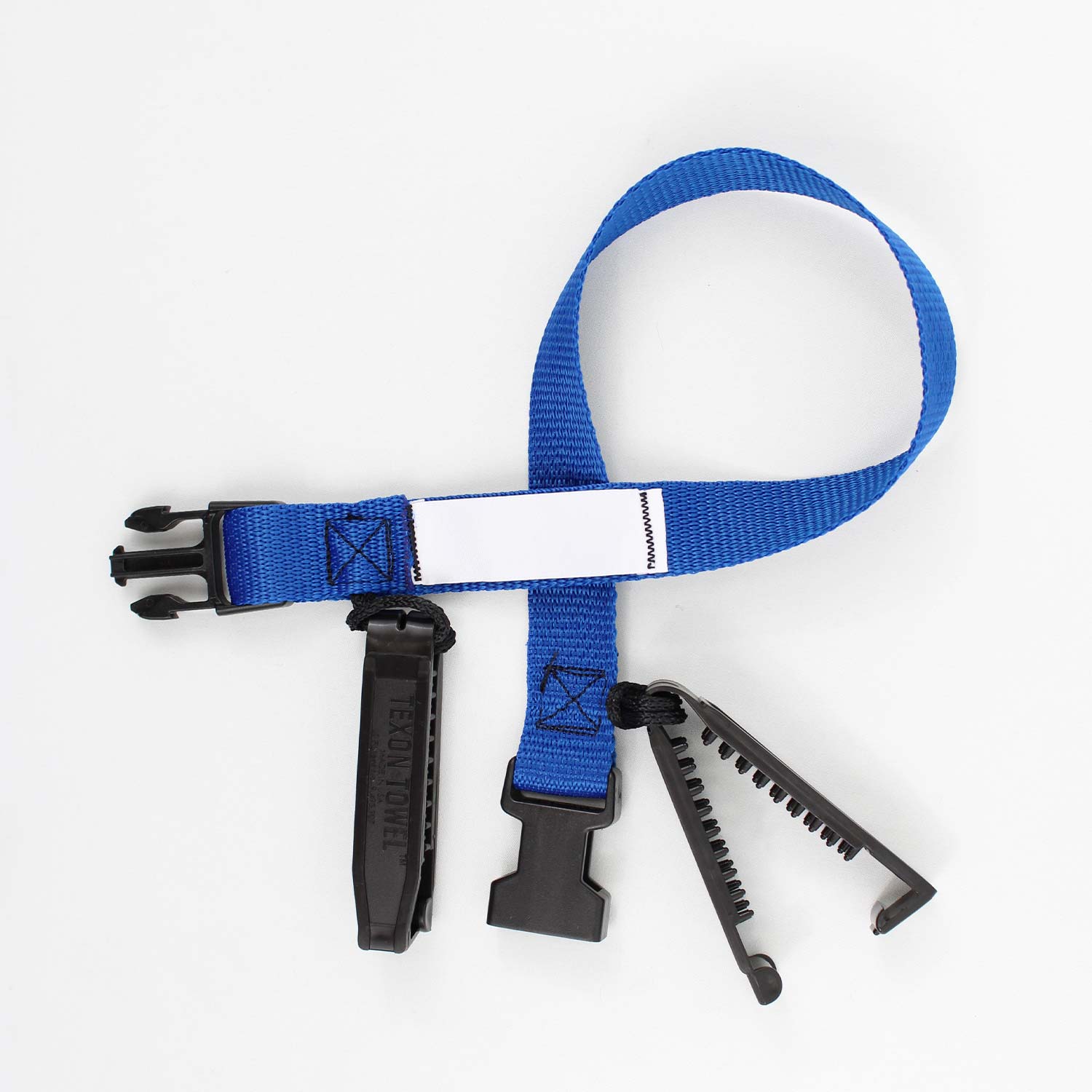 Laundry Loops Straps with Double Clip - Pacific Blue