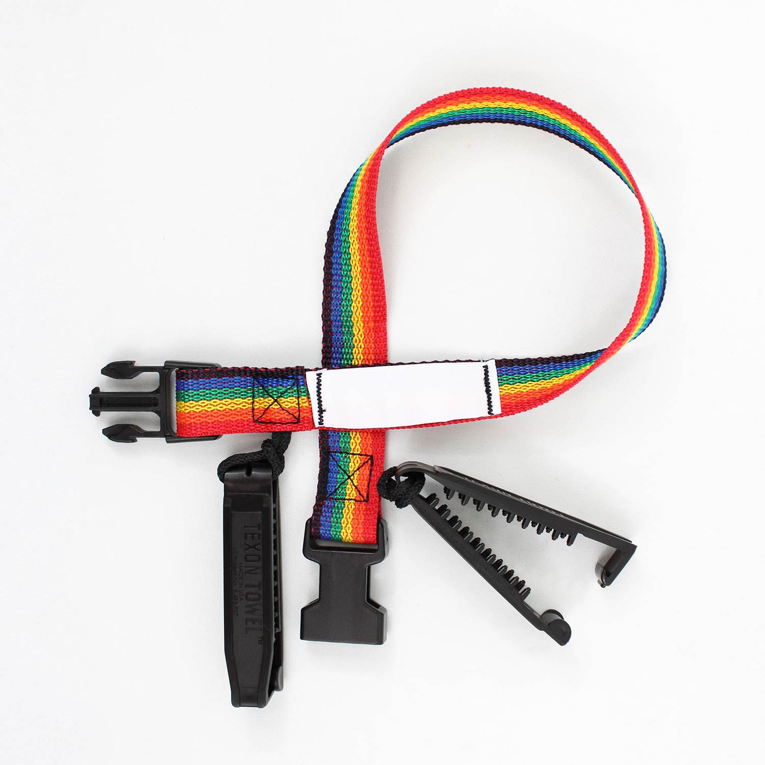 Laundry Loops Straps with Double Clip - Rainbow