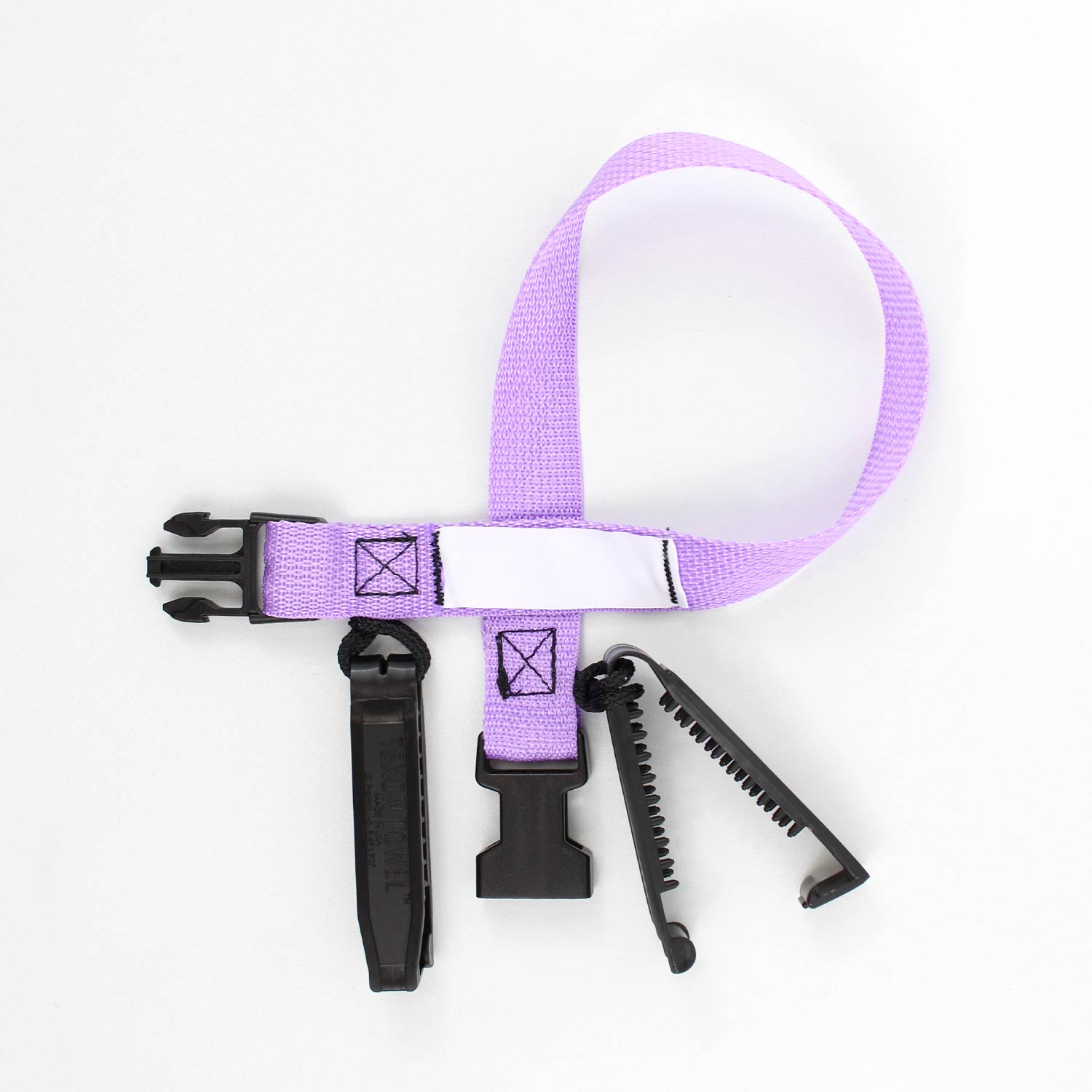 Laundry Loops Straps with Double Clip - Violet