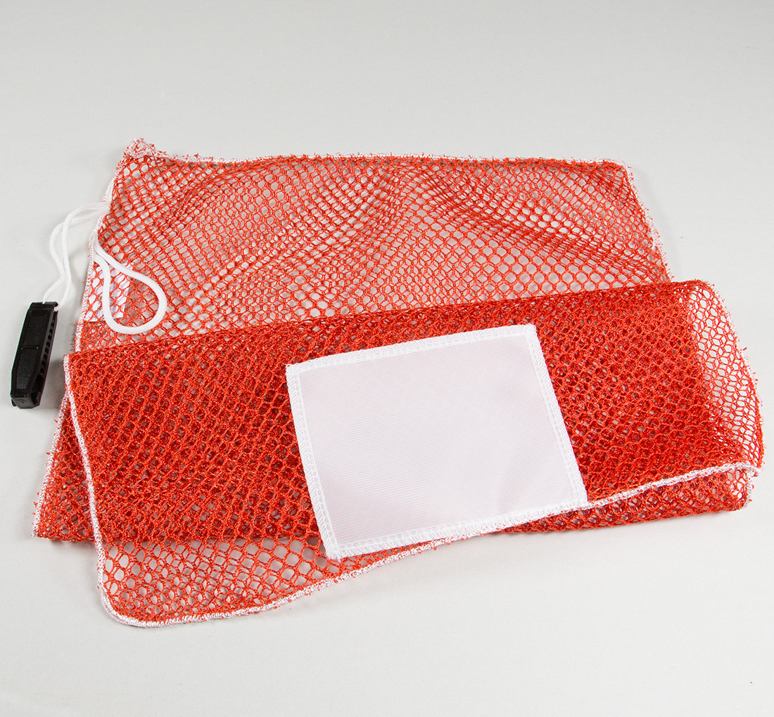 orange mesh bag