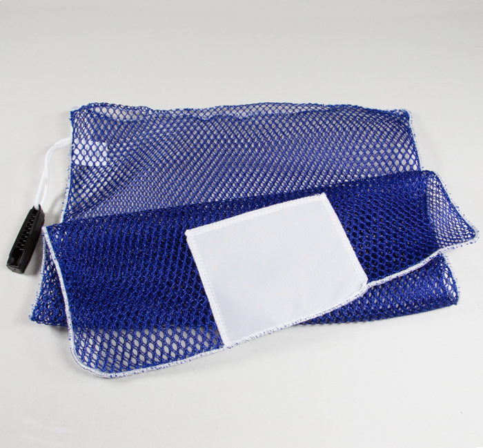 Mesh Alligator Clip Laundry Bags Royal Blue