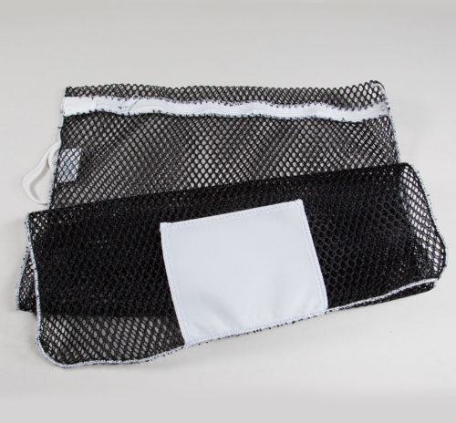 Mesh Zipper Laundry Bags Black