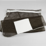 Mesh Zipper Laundry Bags Brown