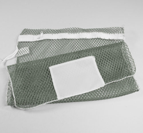 Mesh Zipper Laundry Bags Grey