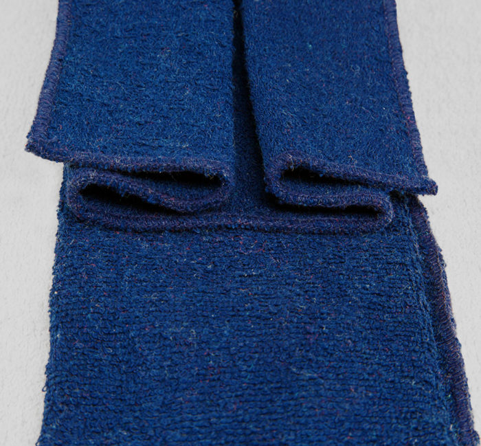 Navy Blue Football Towel 4 X 12