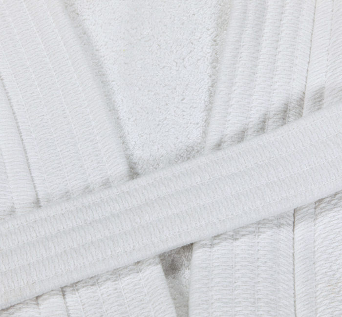 R110 48x60 White Bathrobe Belt