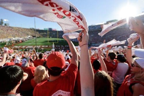 Rally Towel Example Rose Bowl