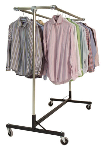 Rolling Clothes Rack Heavy Duty (1)