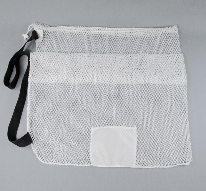 Sports Mesh Ball Bag White