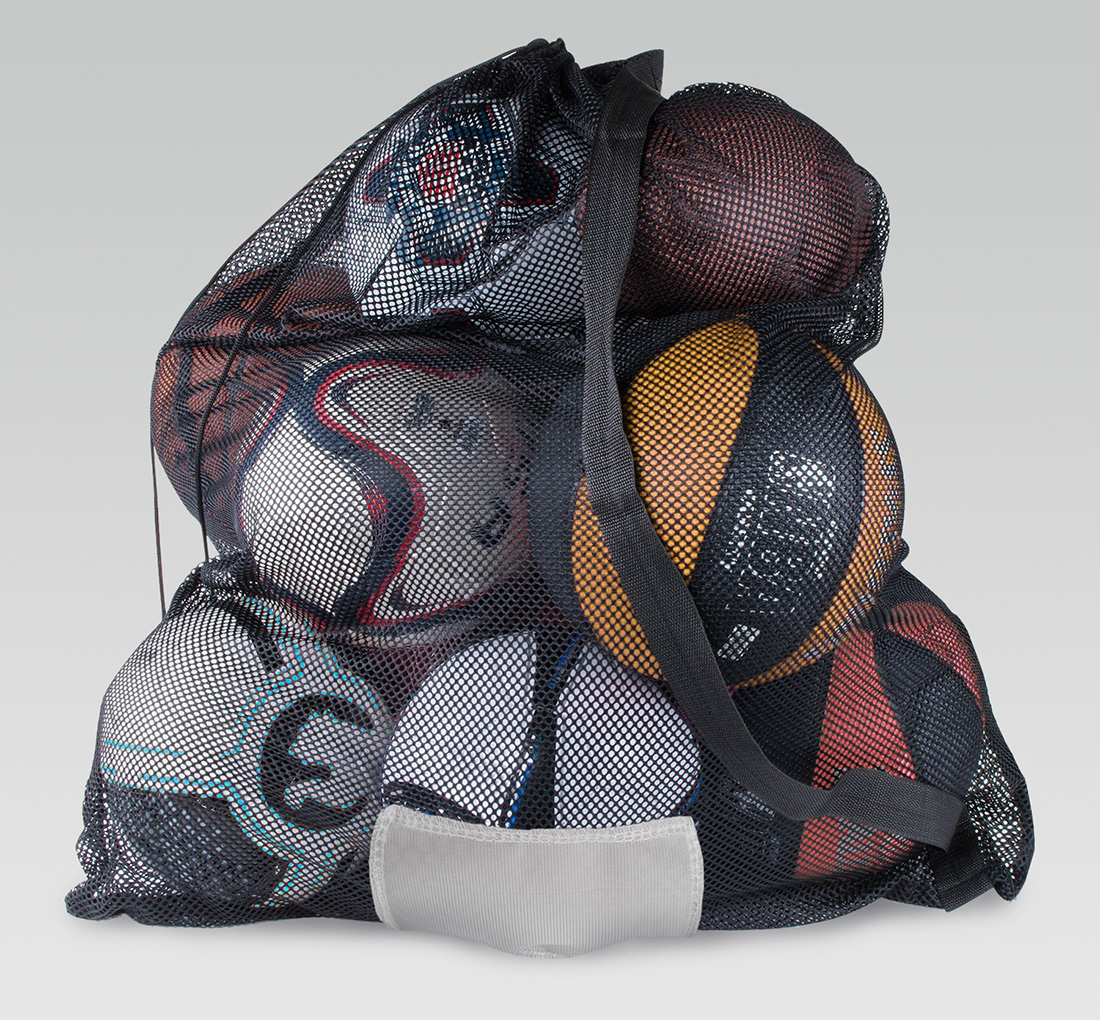 Durable Mesh Drawstring Gym Sports Equipment Bag Large Mesh Net Bag DoGeek Mesh Bag 
