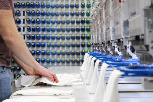 Texon Towel's Custom Embroidery Machine and Embroidery Thread