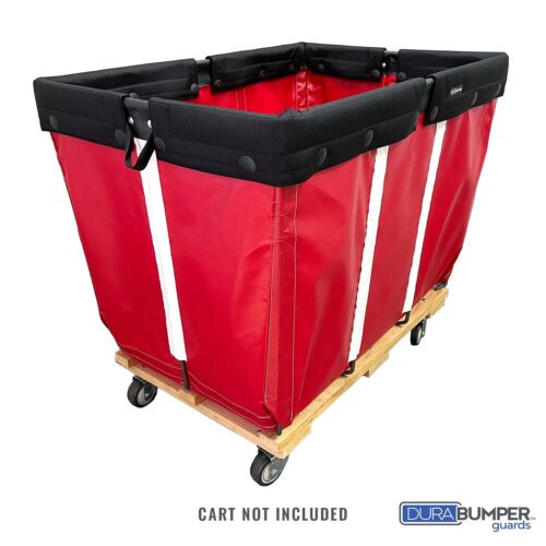 Universal Bumper Guard System For Vinyl Laundry Cart