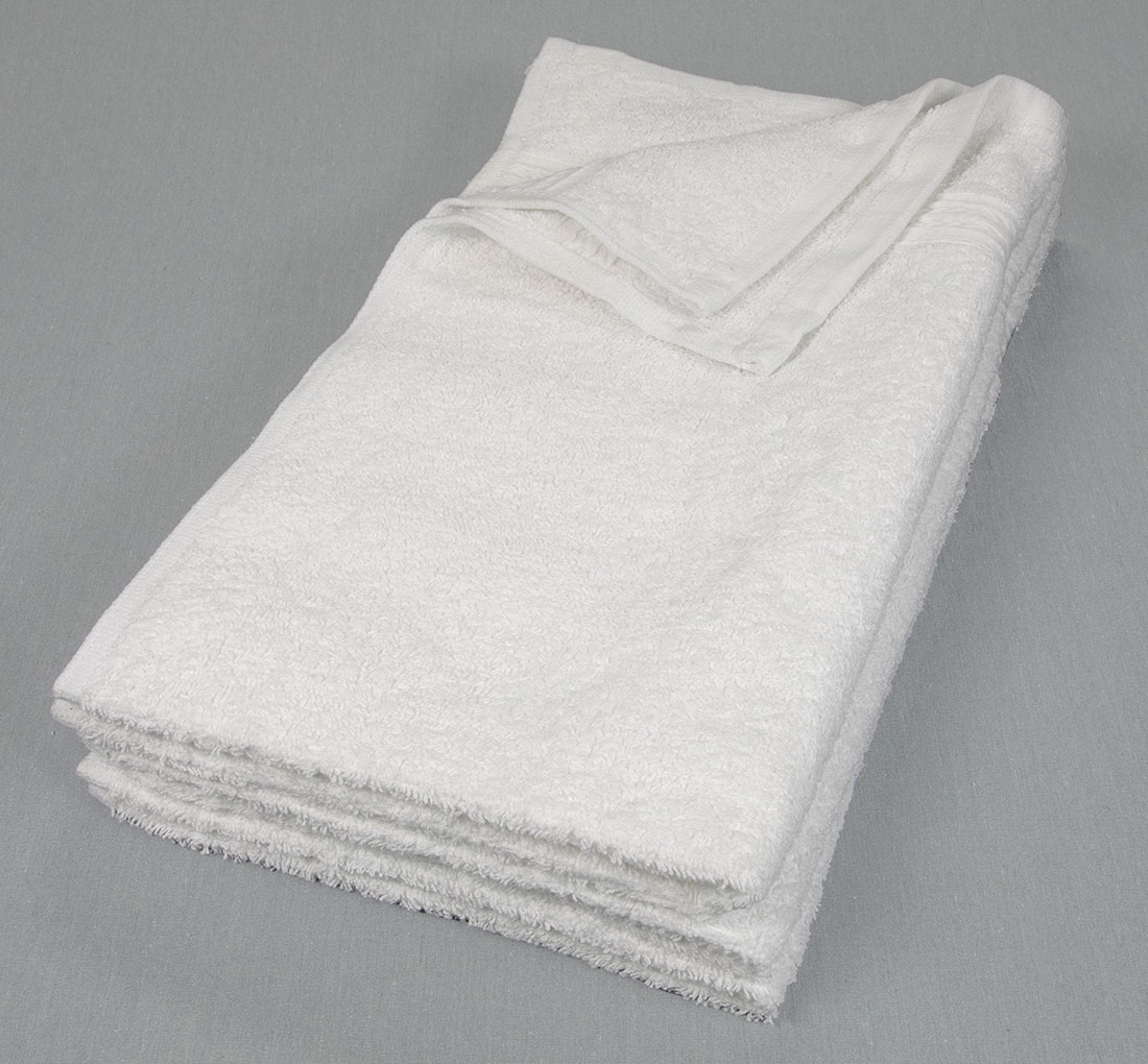 Bulk Bath Towels White 100% Ring Spun Cotton