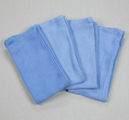 Blue Huck Surgical Towels, reclaimed surgical towels, surgical towels