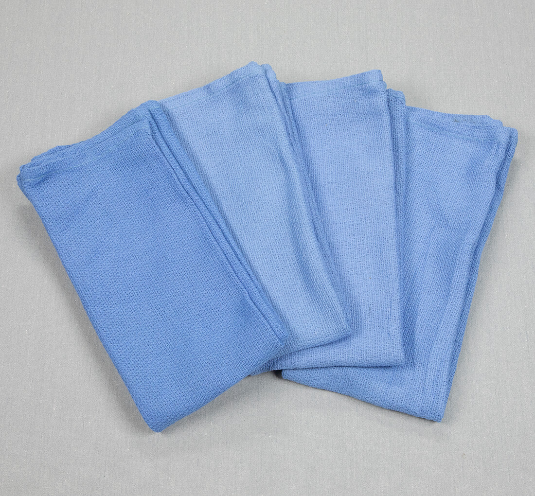 Blue Huck/Surgical Towels - 10 LB Box