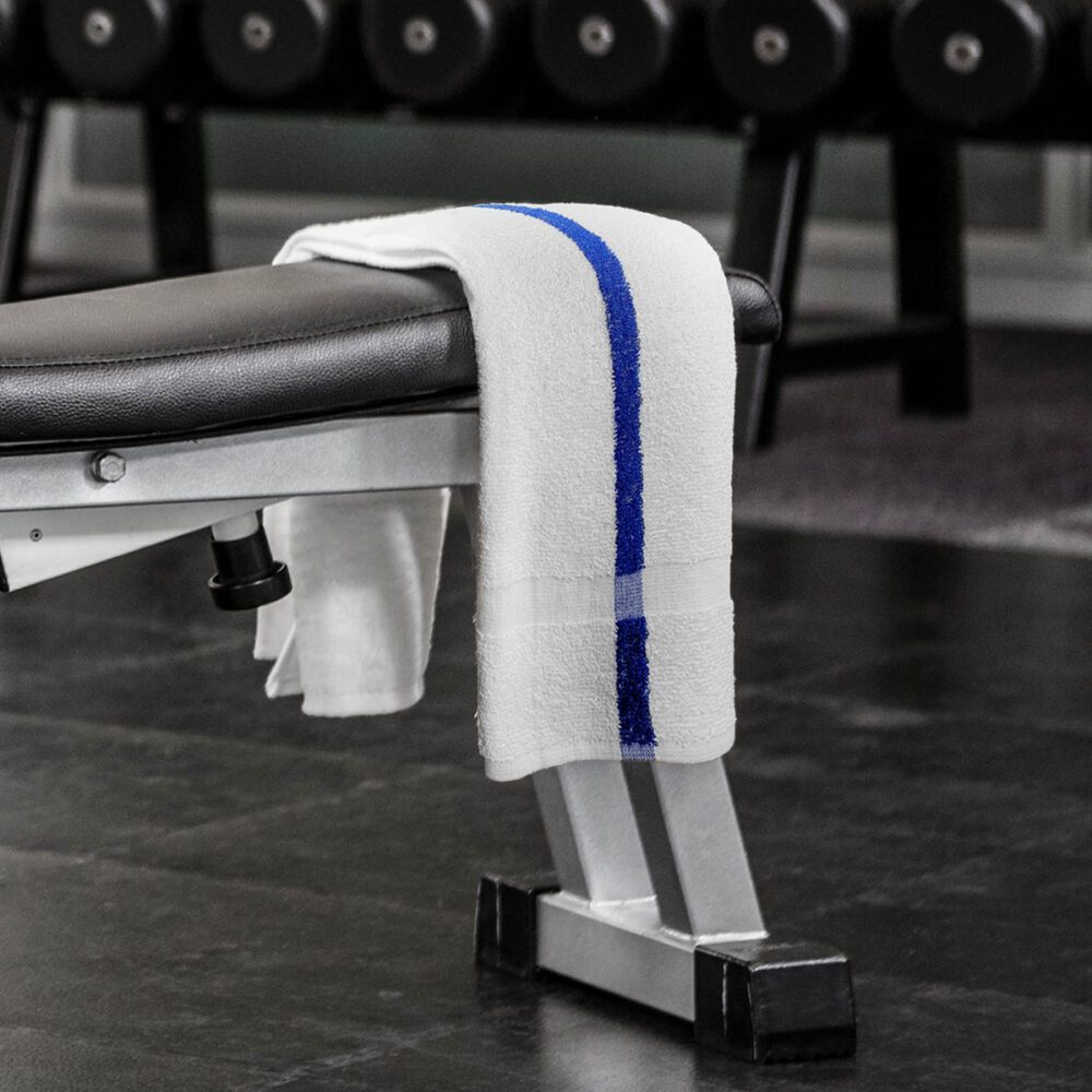 Center Stripe Gym Towels For Workouts
