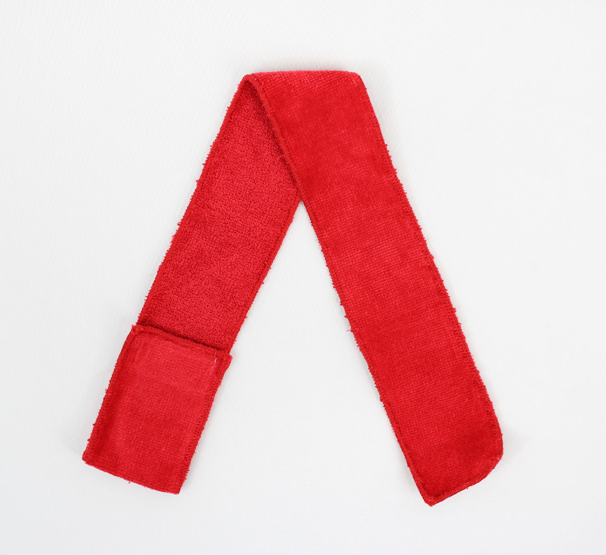 Red Football Swag Towels with Velcro; Red Swag Rags