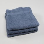 12x12 Gray Color Premium Washcloth Grey