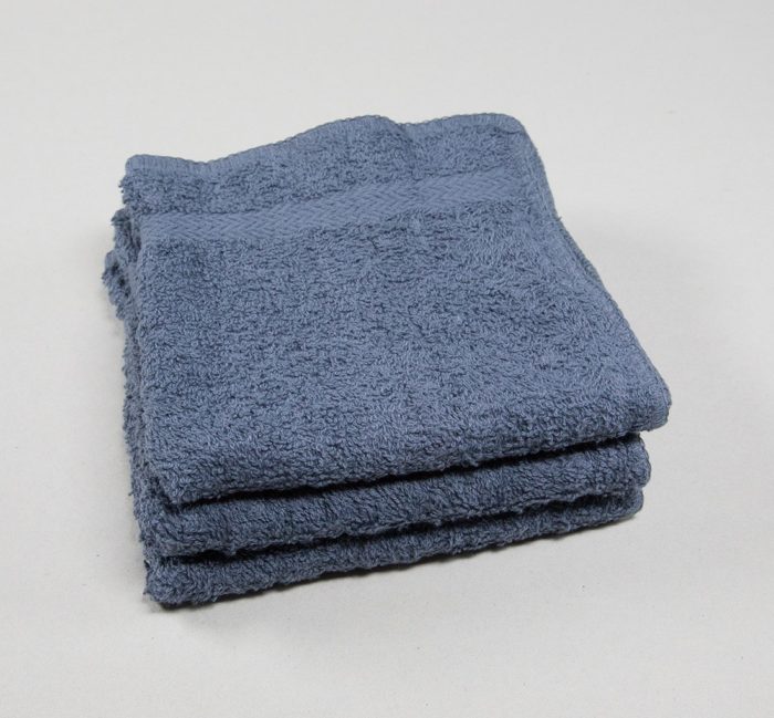12x12 Gray Color Premium Washcloth Grey