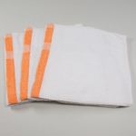 Orange Center Stripe Towel 22x44