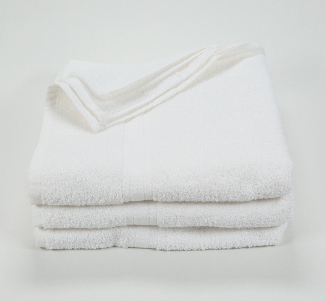 Wholesale Cotton Terry Bath Towels 27x52 White