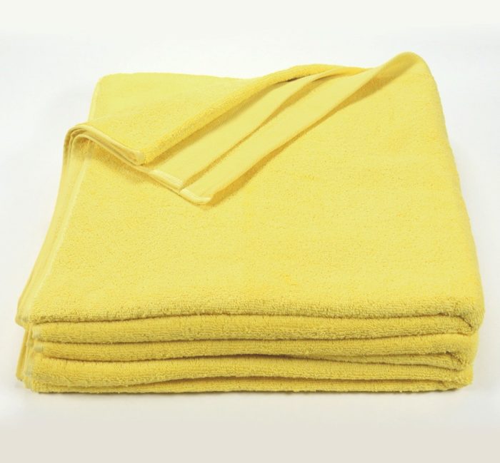 32x66 Bath Sheet Towel Yellow