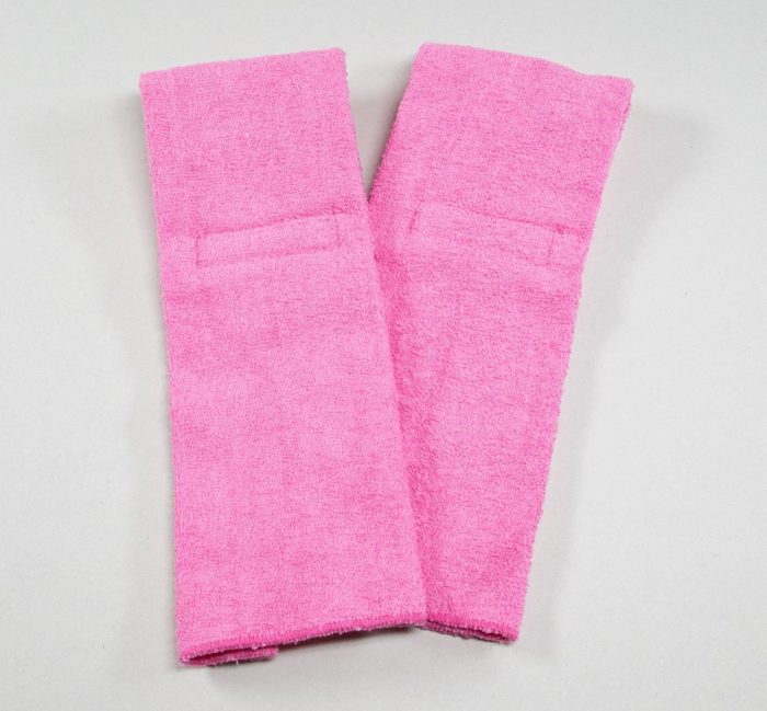 Pink Football Quarterback Towel 4x12